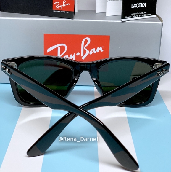 RayBan Wayfarer RB2140 Black New - Picture 8 of 16